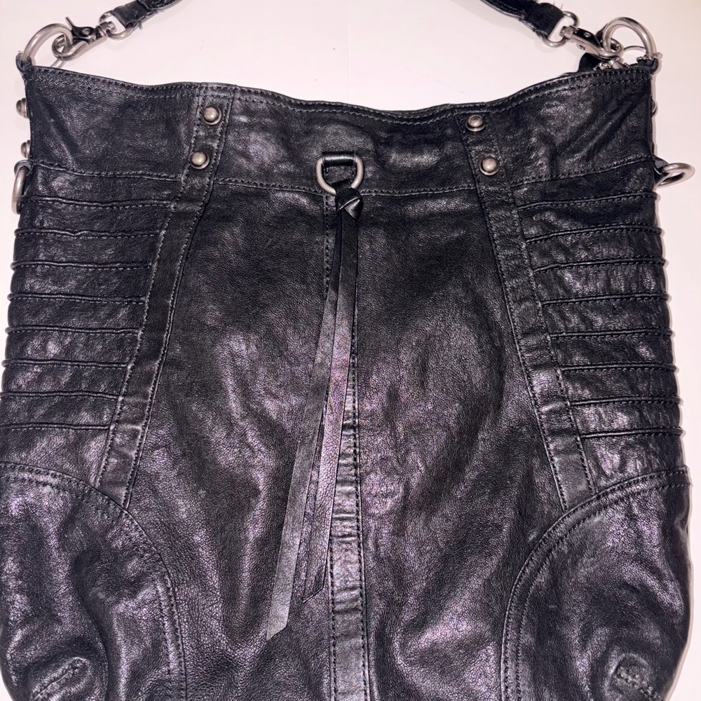 Andrew Marc Leather Bag Y2K Big & Stylish Alternative/Emo Cute Statement Purse!